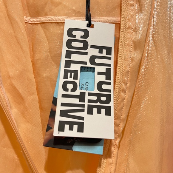 Women's Cinched Waist Hooded Parka
Organza Jacket Future Collective Peach XS - Picture 11 of 16